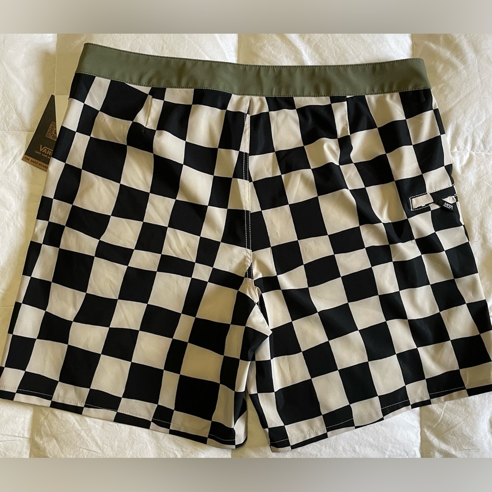 Men's Vans Daily Check Checkerboard Boardshorts - NWT 36 - Picture 8 of 13